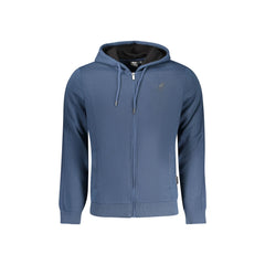 U.S. Grand sweatshirt Homem Azul Fecho de Correr Capuz Felpada Logo