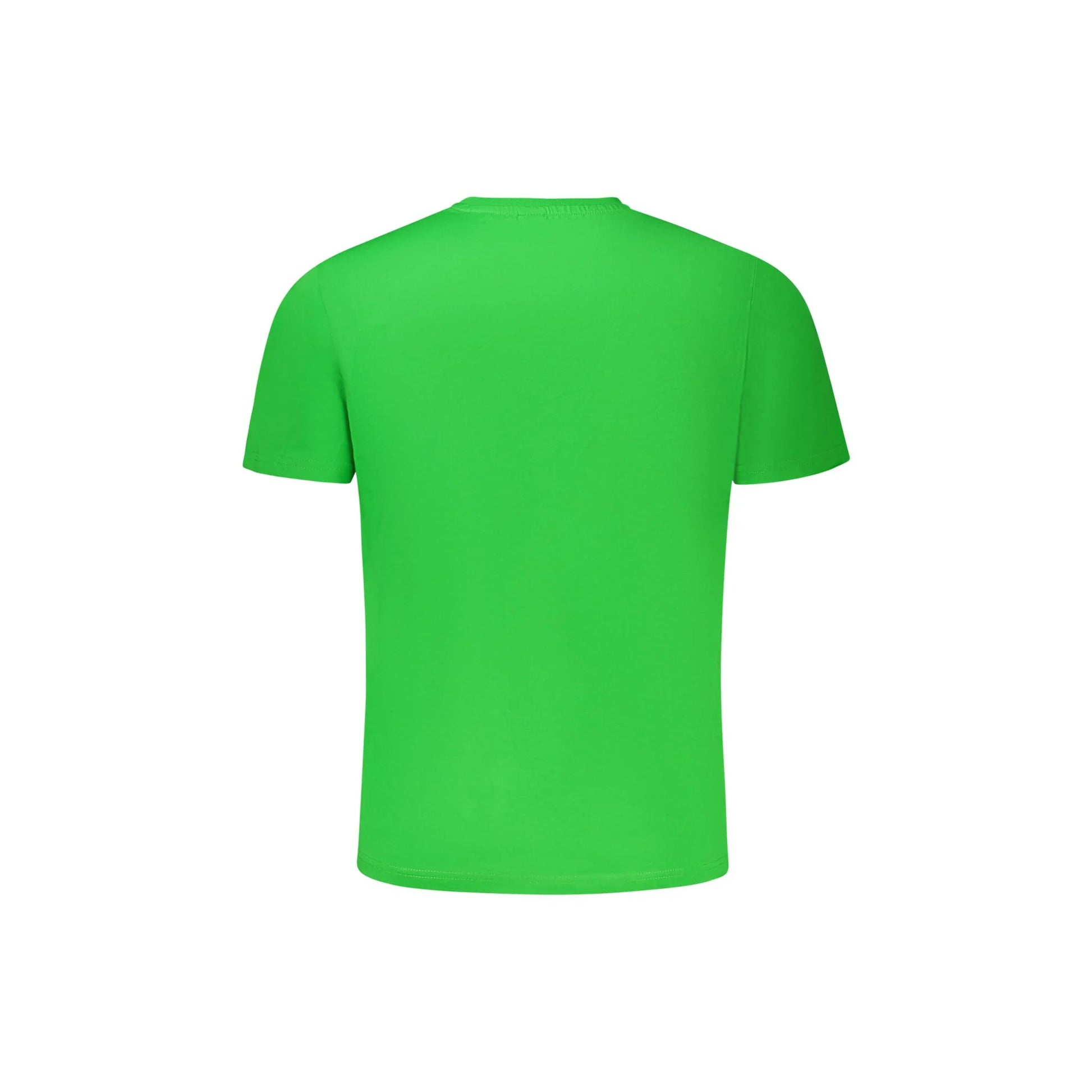North Sails T-Shirt Maniche Corte Uomo Verde Stampa Logo - vista 2
