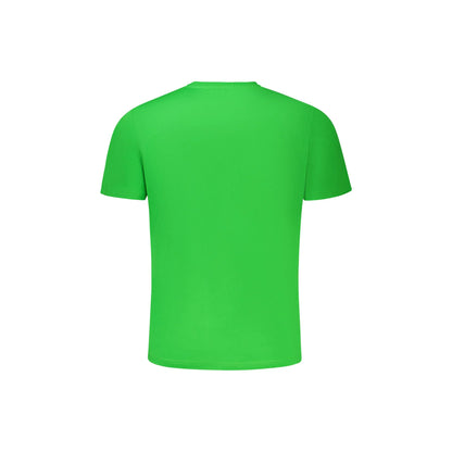 North Sails T-Shirt Maniche Corte Uomo Verde Stampa Logo - vista 2