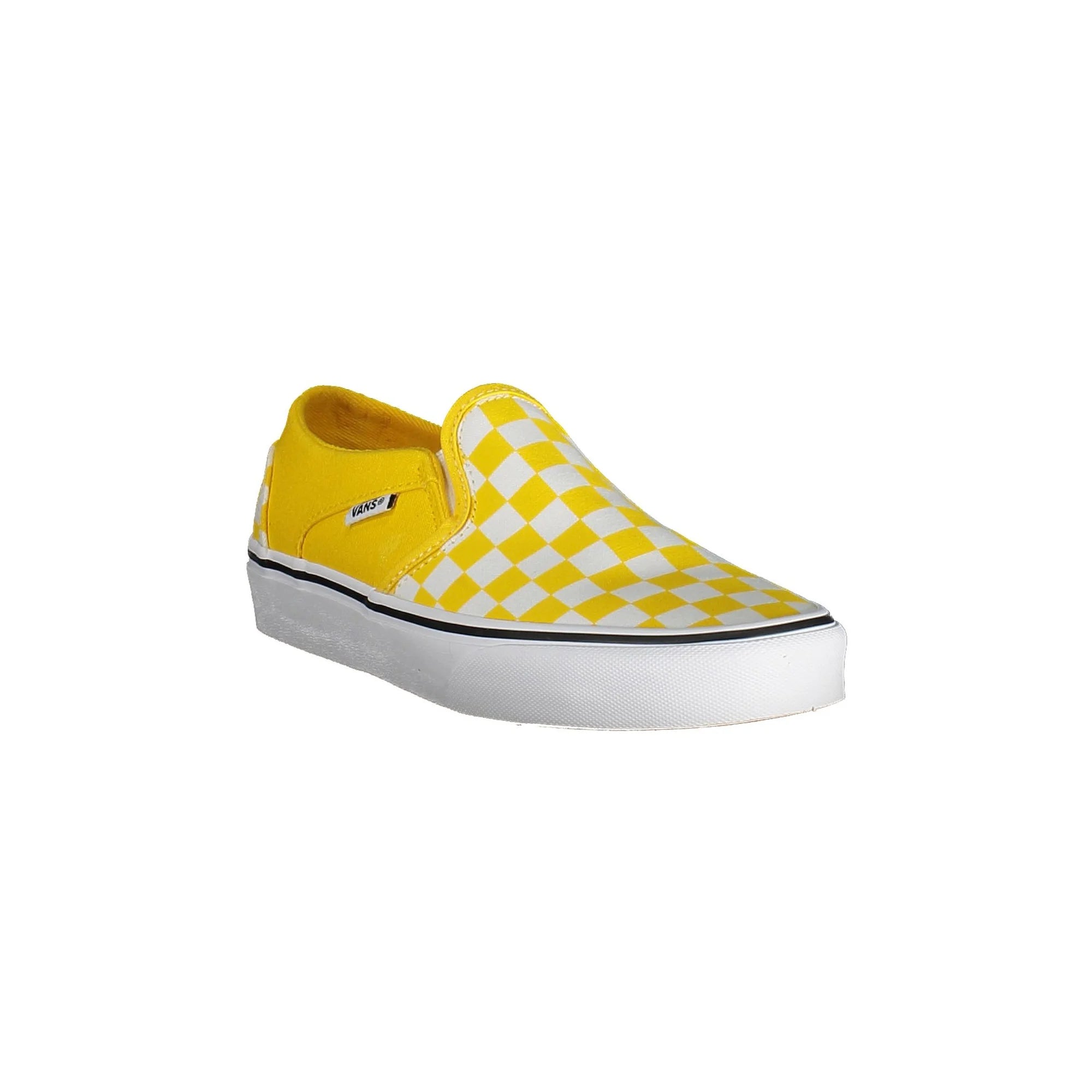 VANS Scarpe Sneakers Donna Gialle con Lacci e Logo - vista 2