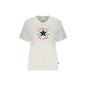 CONVERSE T-SHIRT MANICHE CORTE DONNA BIANCO