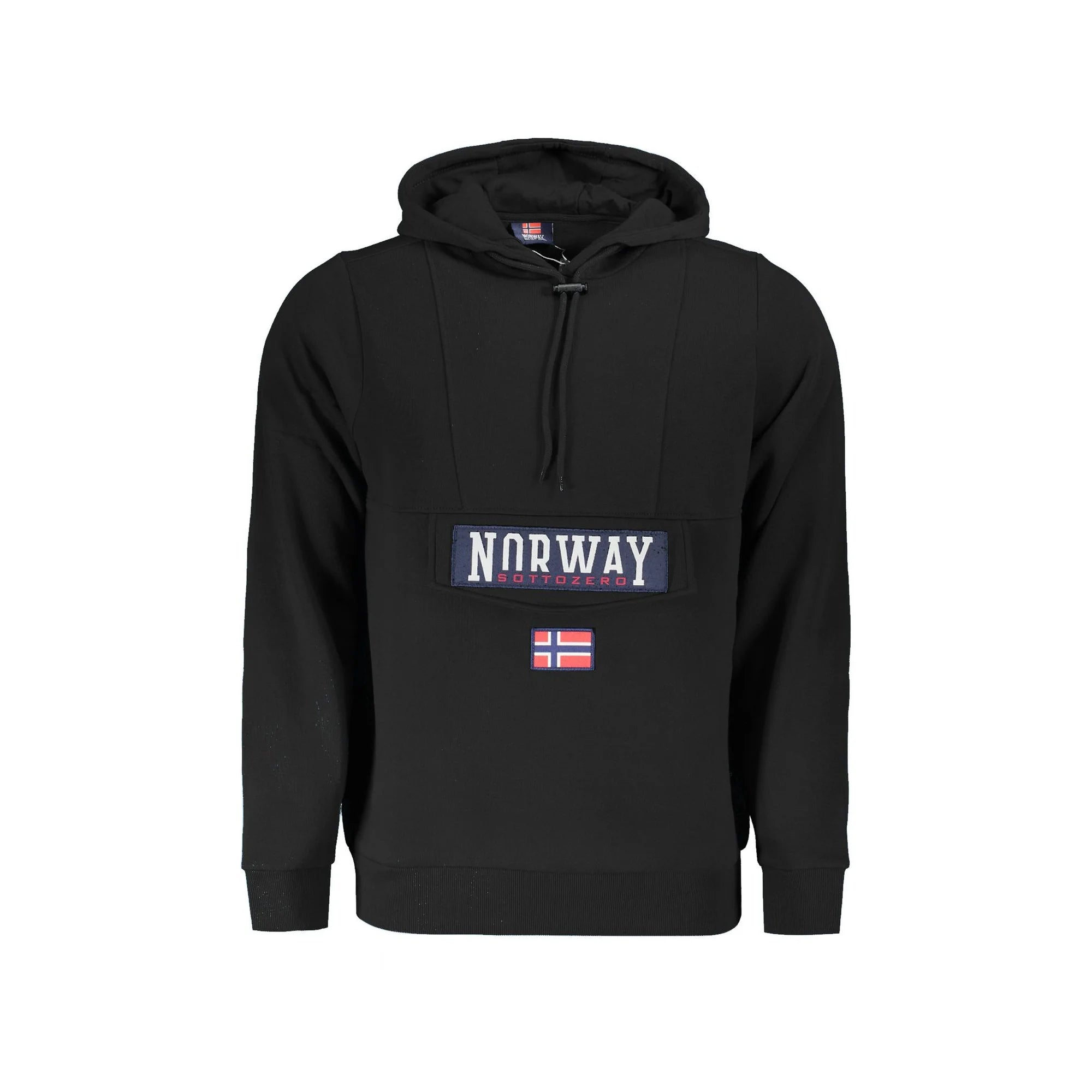 NORWAY 1963 FELPA SENZA ZIP UOMO NERO