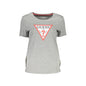 Guess Jeans T-Shirt Maniche Corte Donna Grigia Stampa Logo Grigio - foto prodotto