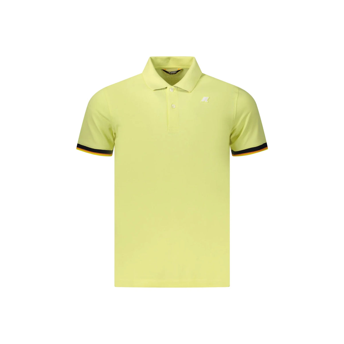K-WAY POLO MANICHE CORTE UOMO GIALLO