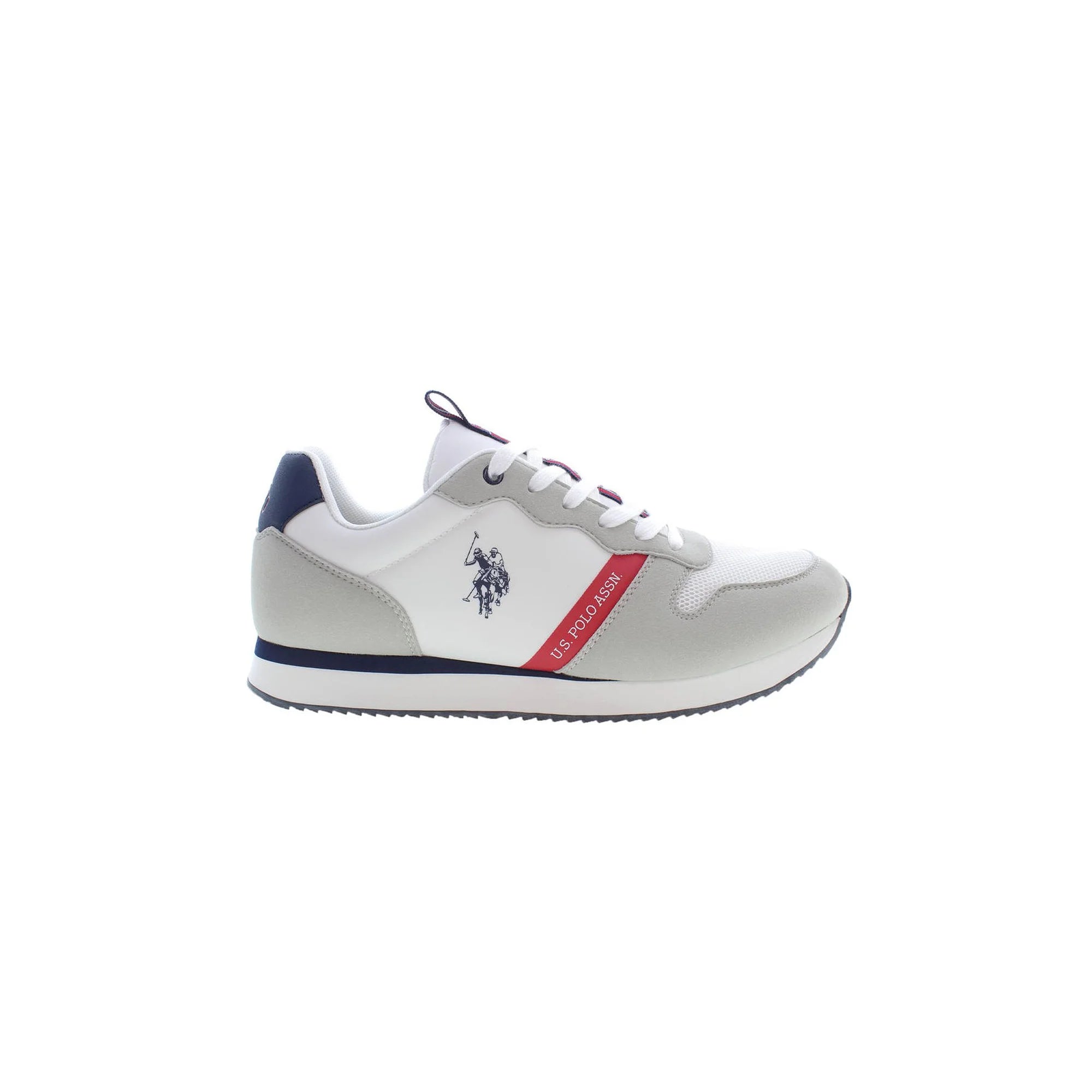 U.S. Polo Best Price Sneakers Uomo Bianche Dettagli a Contrasto Bianco - foto prodotto