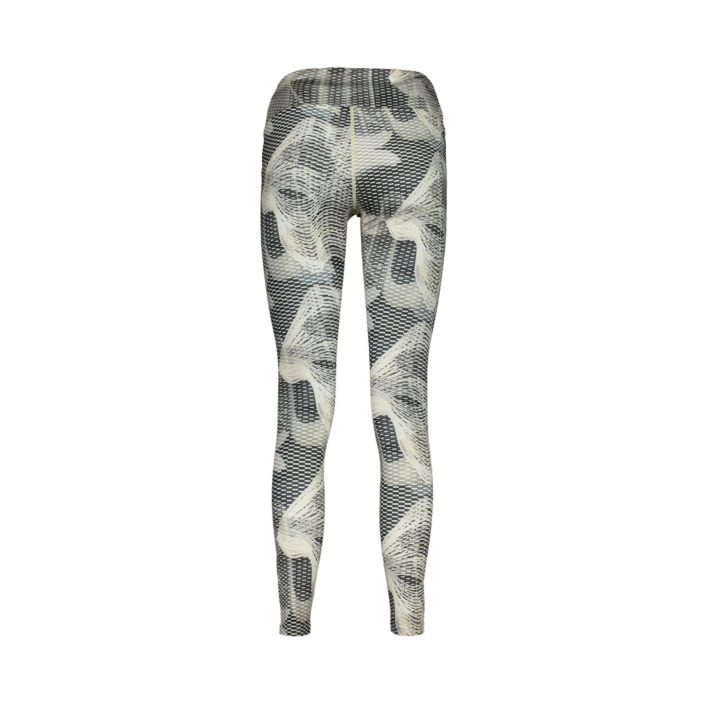 Fila Pantaloni Leggins Donna Nero Stampa Logo - vista 2