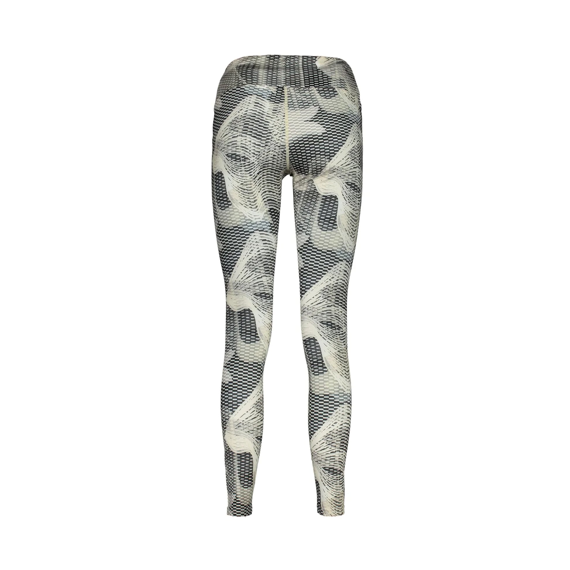 Fila Pantaloni Leggins Donna Nero Stampa Logo - vista 2