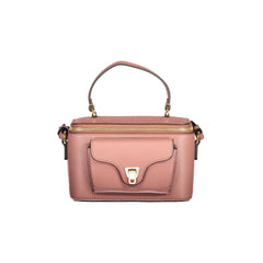 Coccinelle Umhängetasche echtes Leder Damen Rosa mit Logo