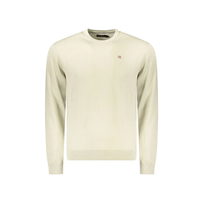 Napapijri Maglia Uomo Beige Ricamo Maglie - foto prodotto