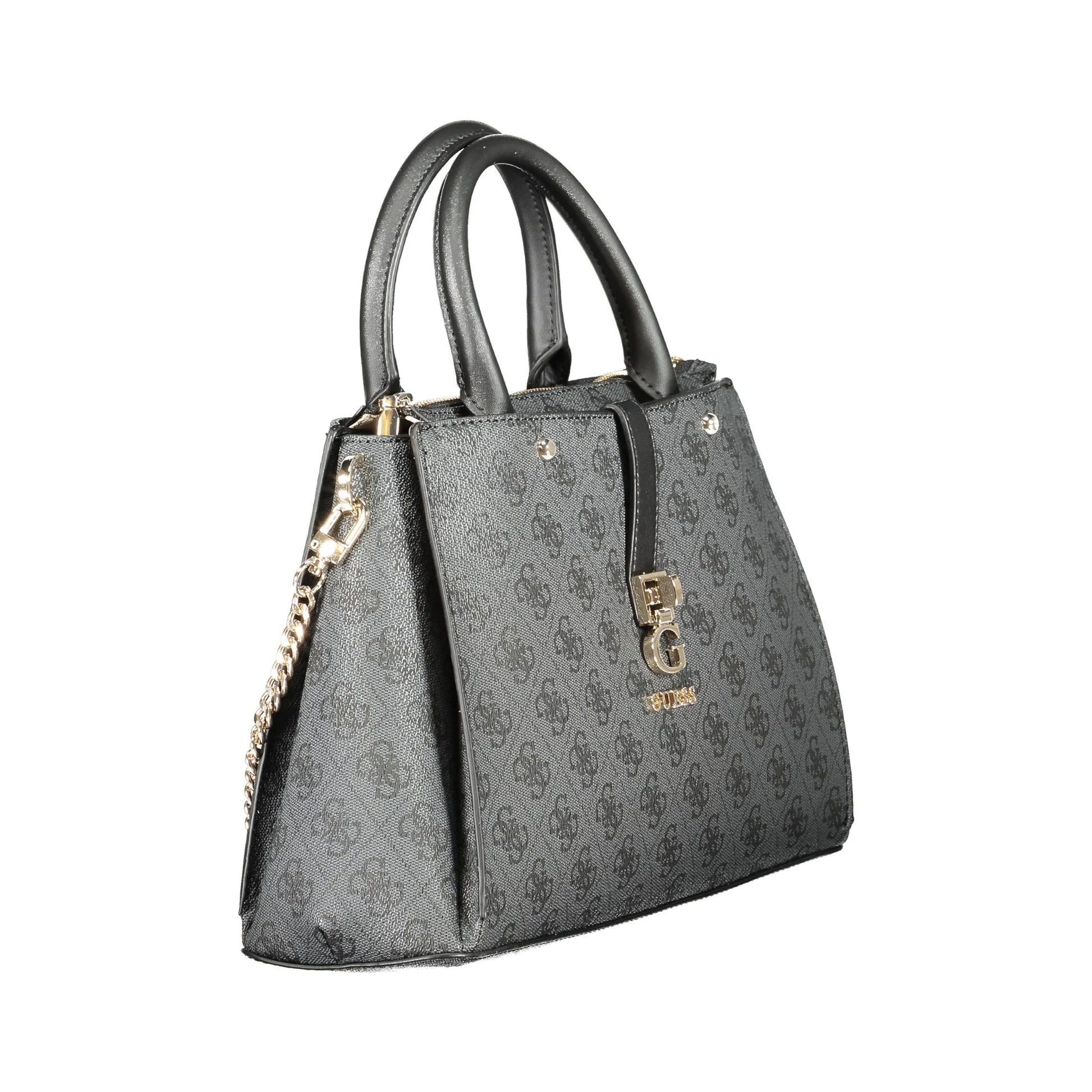 Guess Jeans Borsa a Tracolla Donna Grigia Dettagli a Contrasto Borse grigio - vista 3