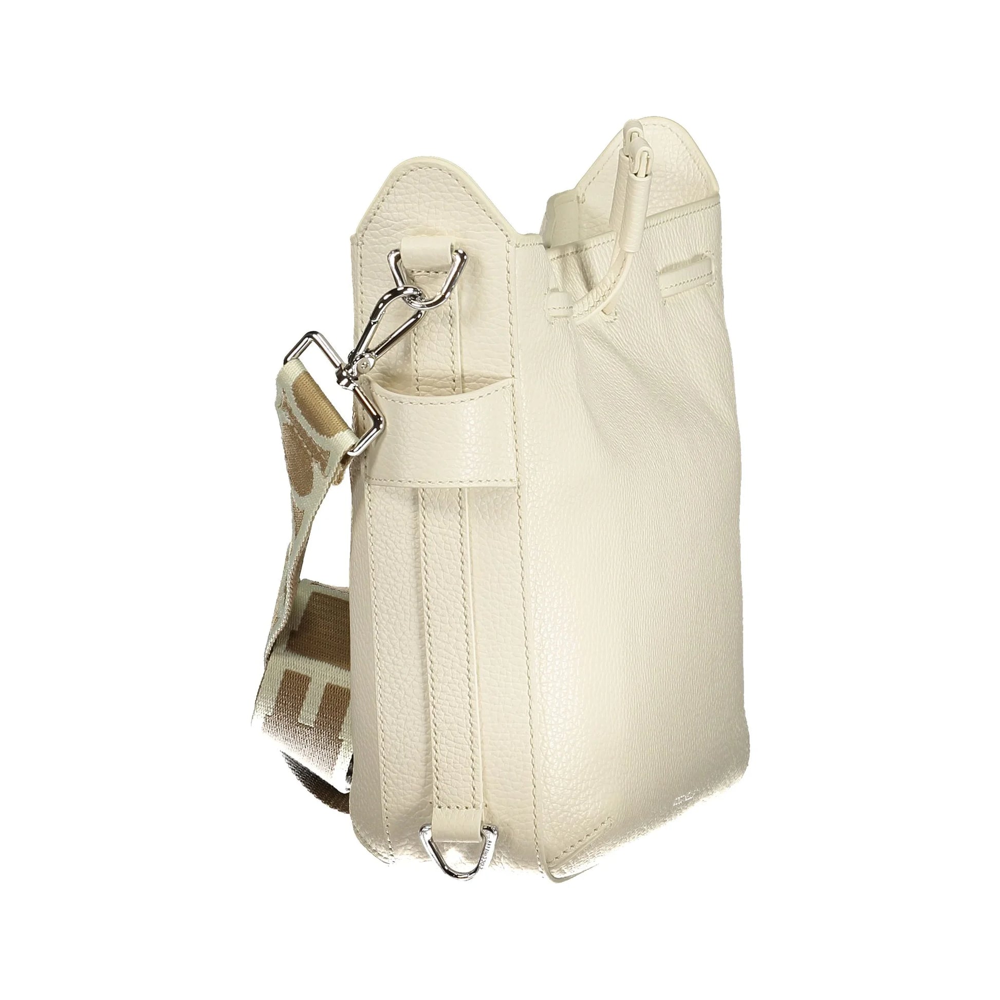 Coccinelle Borsa a Tracolla Pelle Donna Bianca Chiusura a Coulisse Borse bianco - vista 3