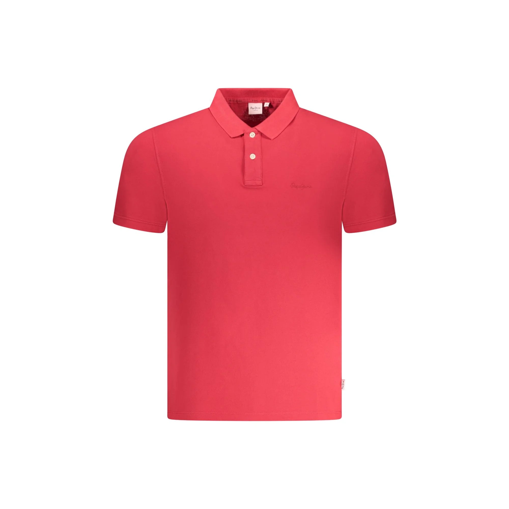 PEPE JEANS POLO MANICHE CORTE UOMO ROSSO