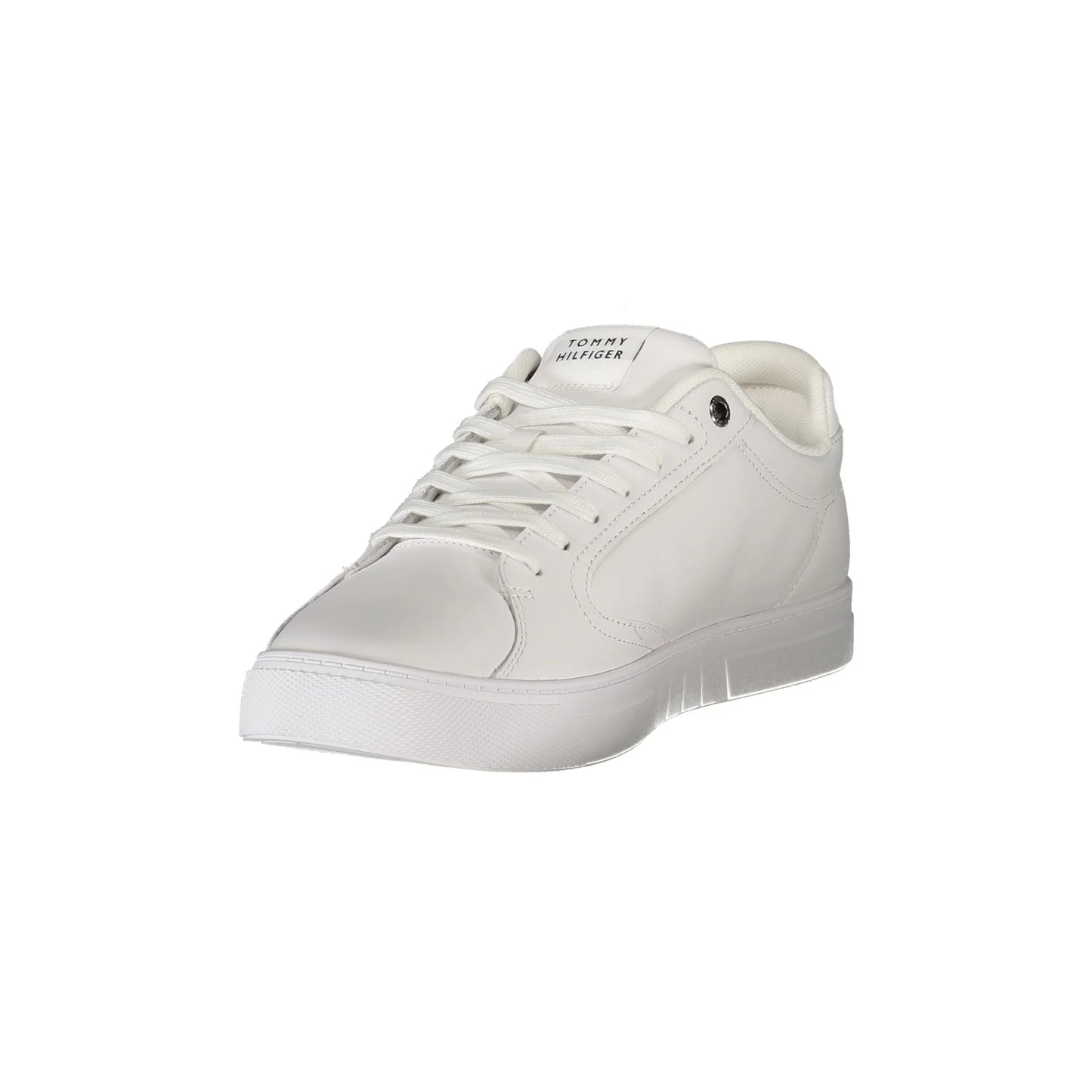 TOMMY HILFIGER Sneakers Uomo Bianche con Lacci e Plantare Removibile bianco - vista 3