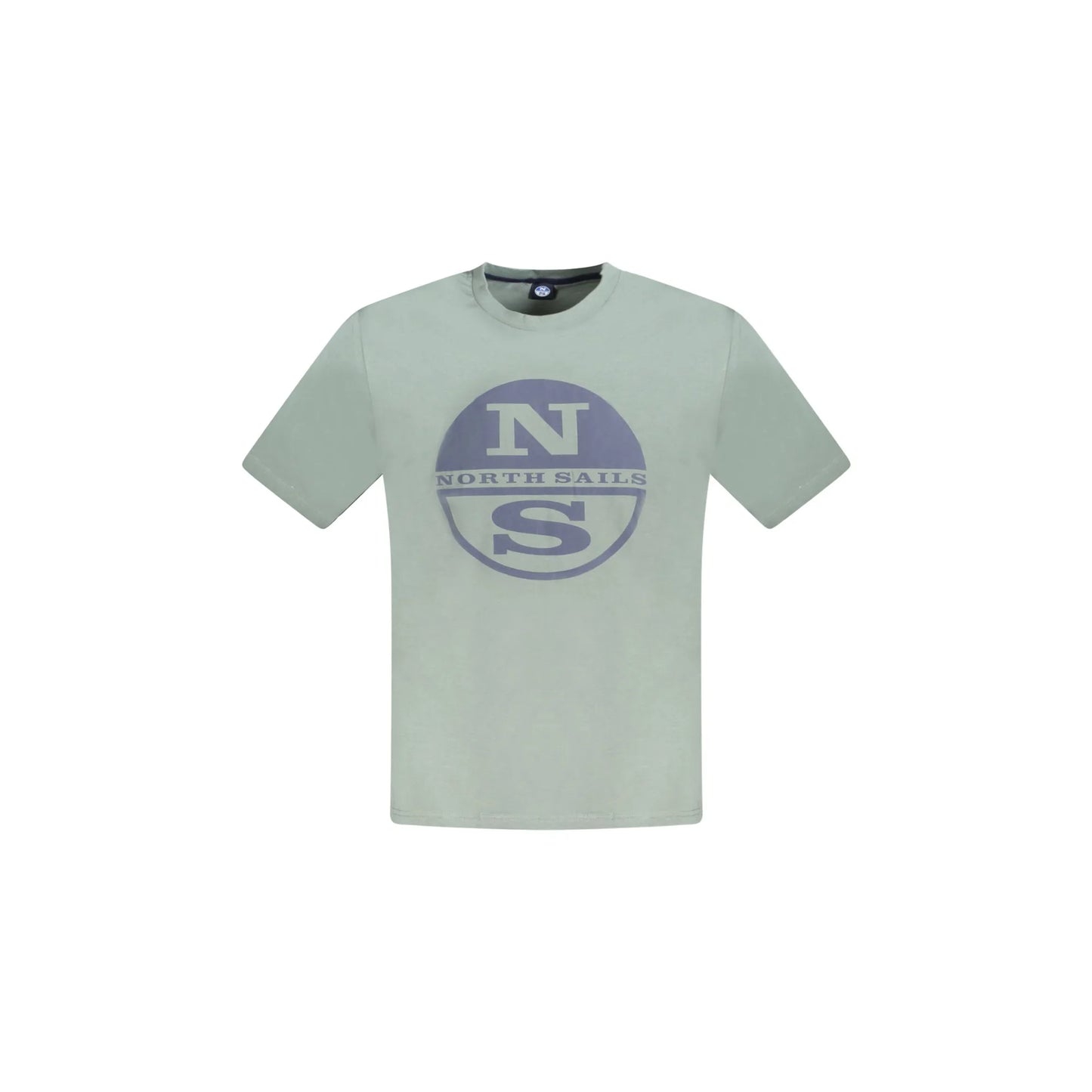 North Sails T-Shirt Maniche Corte Uomo Verde Stampa Logo - foto prodotto