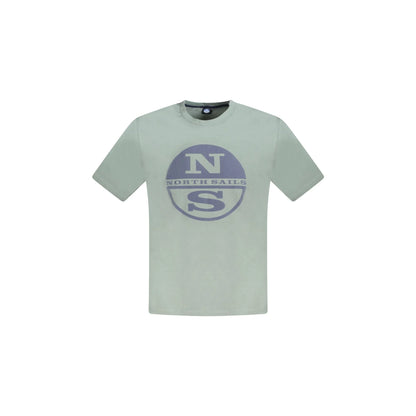 North Sails T-Shirt Maniche Corte Uomo Verde Stampa Logo - foto prodotto