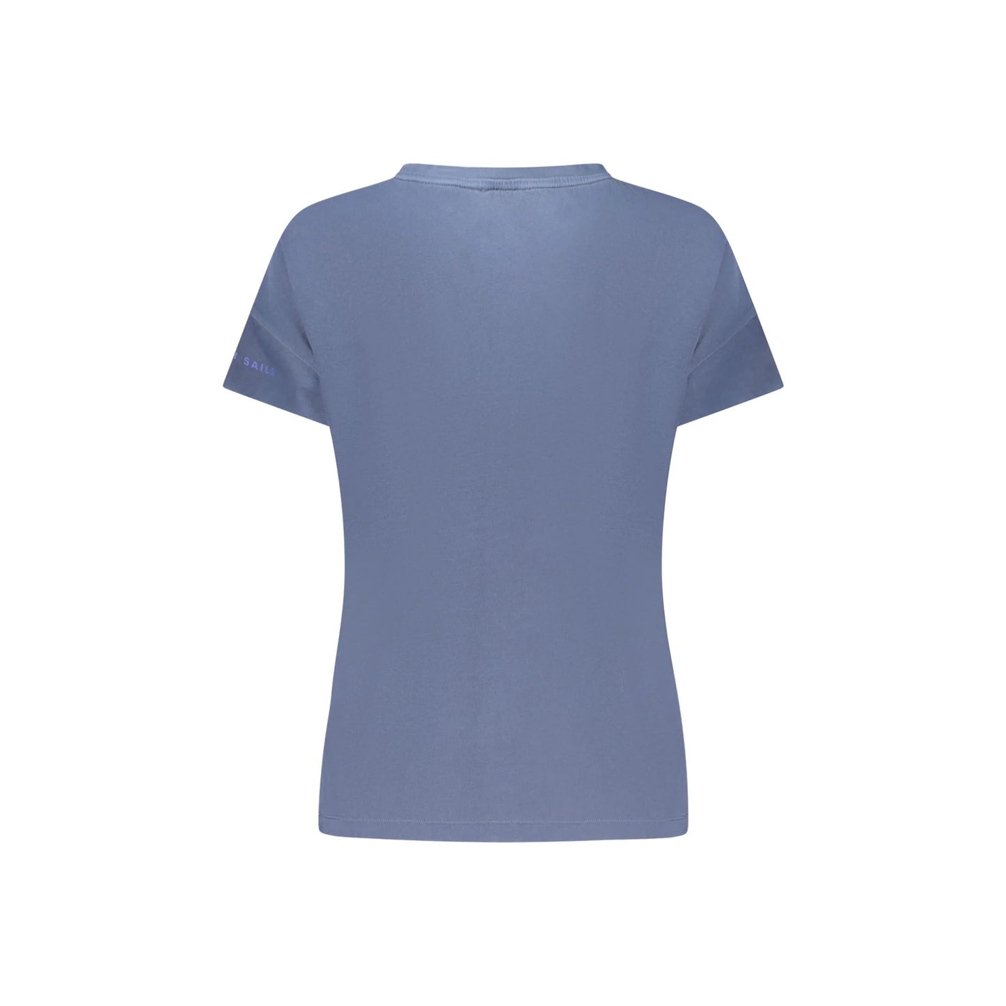 North Sails T-Shirt Maniche Corte Donna Blu Stampa in Rilievo - vista 2