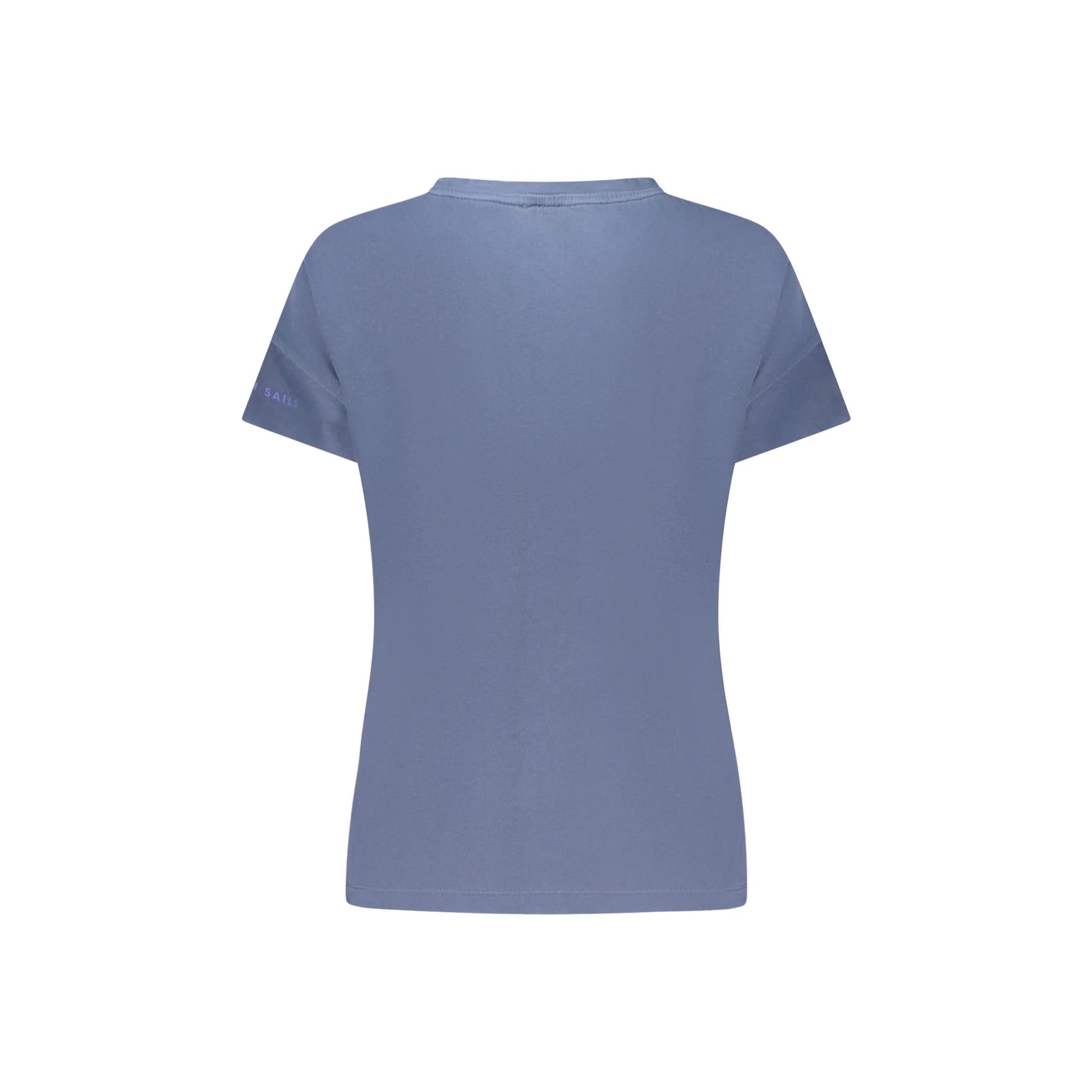 North Sails T-Shirt Maniche Corte Donna Blu Stampa in Rilievo - vista 2