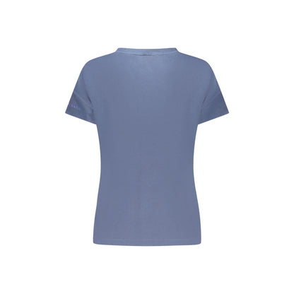 North Sails T-Shirt Maniche Corte Donna Blu Stampa in Rilievo - vista 2