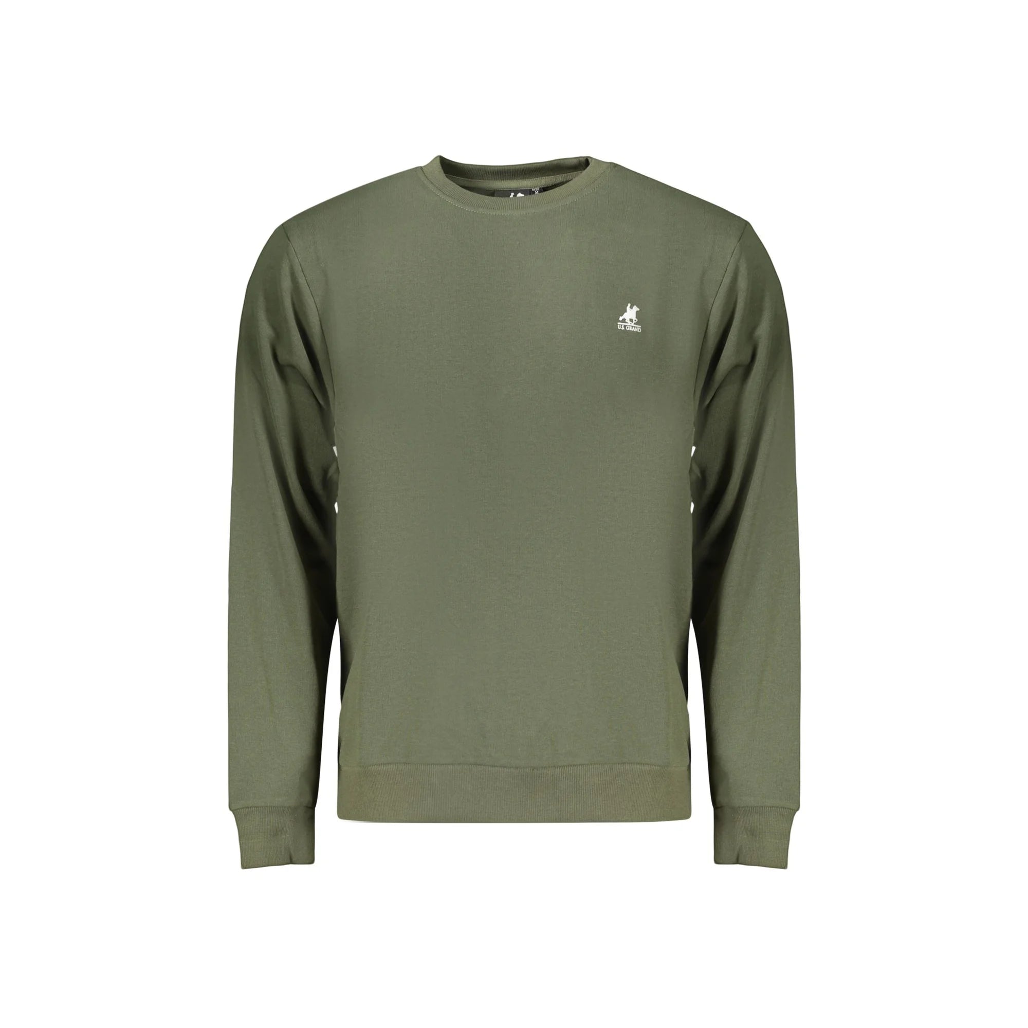 U.S. GRAND FELPA SENZA ZIP UOMO VERDE