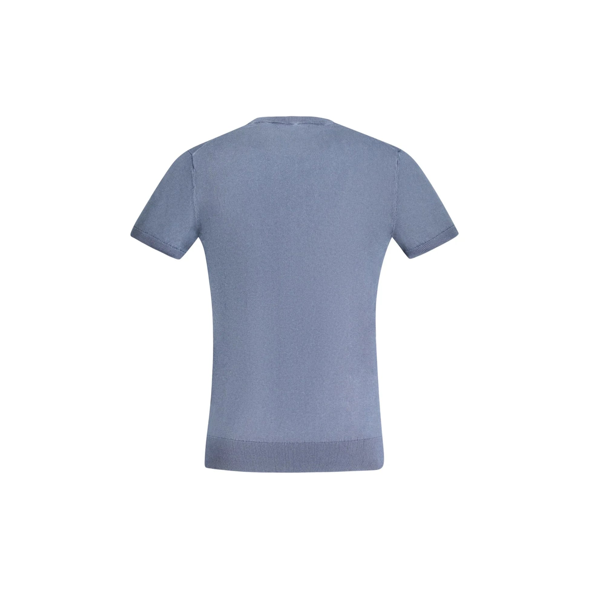 Guess Jeans Maglia Uomo Blu Ricamo Maglie - vista 2
