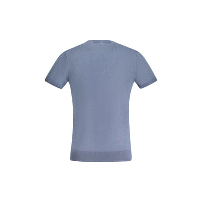Guess Jeans Maglia Uomo Blu Ricamo Maglie - vista 2