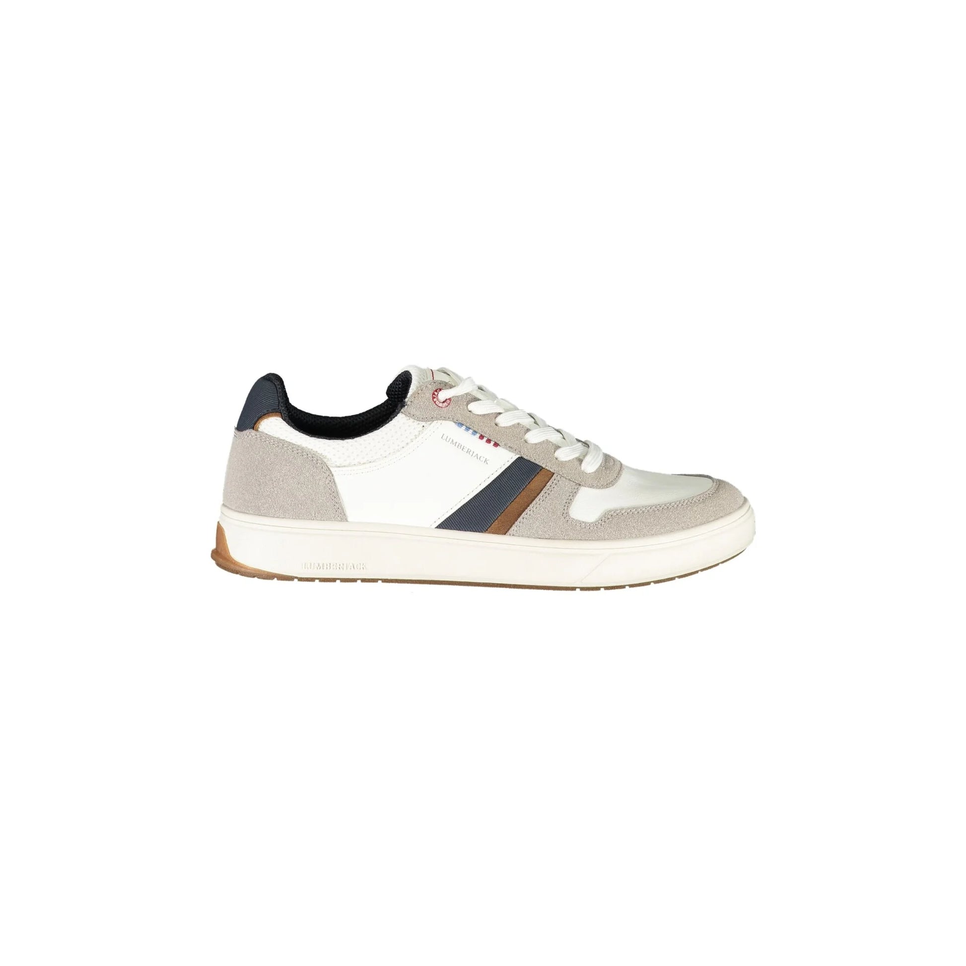 LUMBERJACK Sneakers Uomo Bianche Marvin con Lacci Bianco - foto prodotto