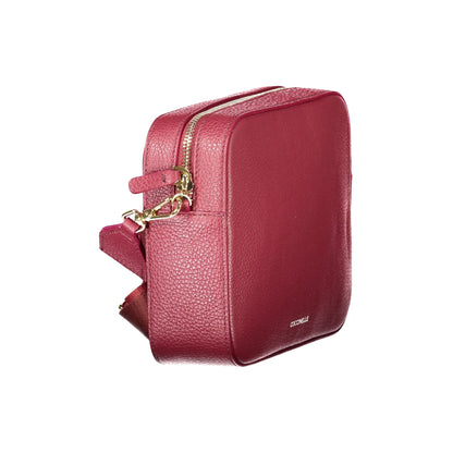 Coccinelle Borsa Donna Rossa Mini Tebe Tracolla Pelle Zip Logo Borse rosso - vista 3