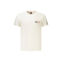Tommy Hilfiger T-Shirt Maniche Corte Uomo Bianca Stampa Logo
