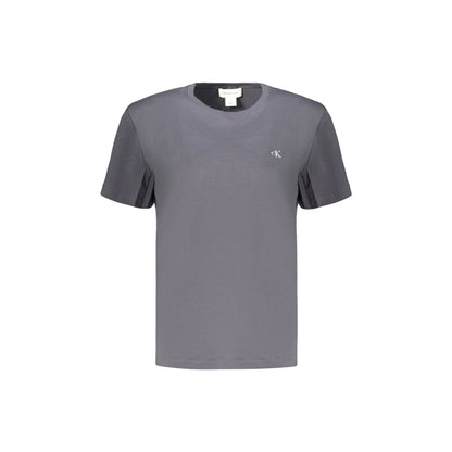 CALVIN KLEIN T-SHIRT MANICHE CORTE DONNA GRIGIO