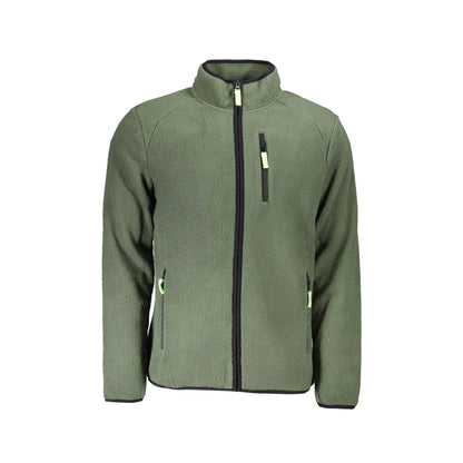 Norway 1963 Felpa Uomo Verde Zip Dettagli Contrasto Applicazione Felpe - foto prodotto