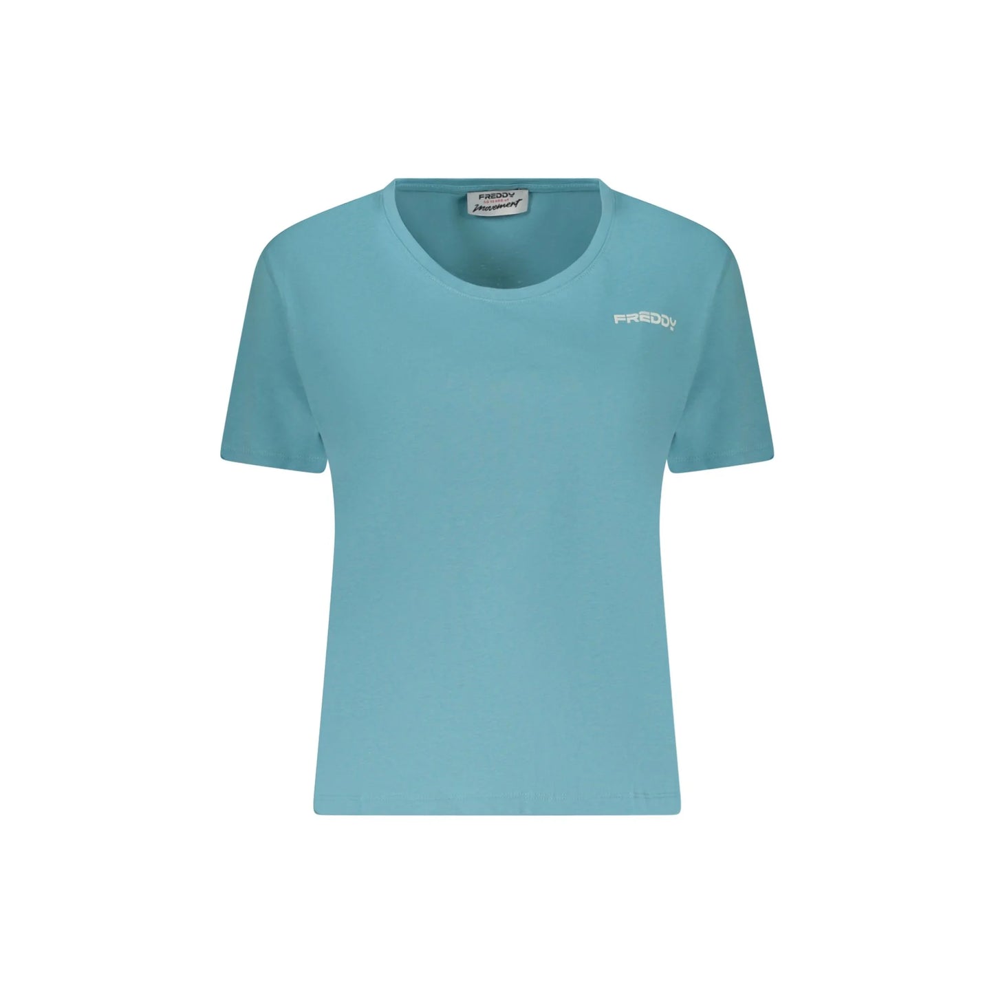 FREDDY T-SHIRT MANICHE CORTE DONNA AZZURRO