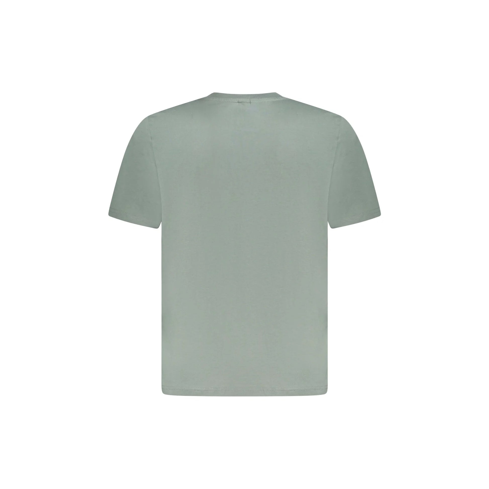 North Sails T-Shirt Maniche Corte Uomo Verde Stampa Logo - vista 2