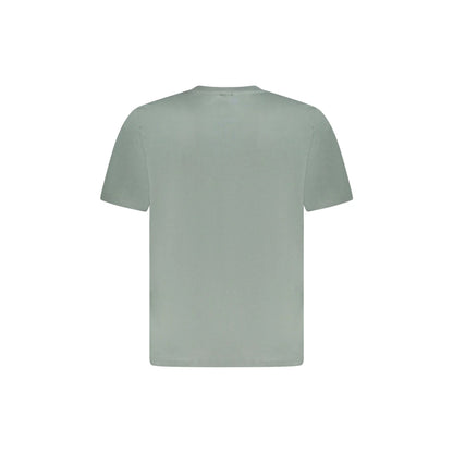 North Sails T-Shirt Maniche Corte Uomo Verde Stampa Logo - vista 2