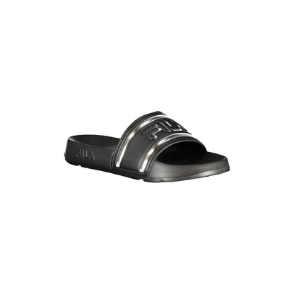 FILA Ciabatte Donna Nere Morro Bay con Dettagli Silver nero - vista 2