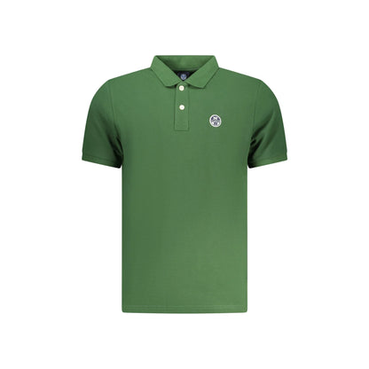 North Sails Polo Maniche Corte Uomo Verde Logo - foto prodotto