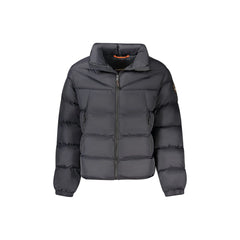 Napapijri Giubbotto Uomo Nero Relaxed Fit con Tasche e Dettagli Logo