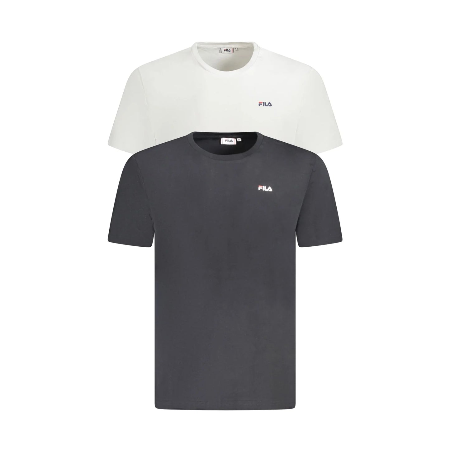 Fila T-Shirt Maniche Corte Uomo Bianca Stampa Logo Bianco - foto prodotto