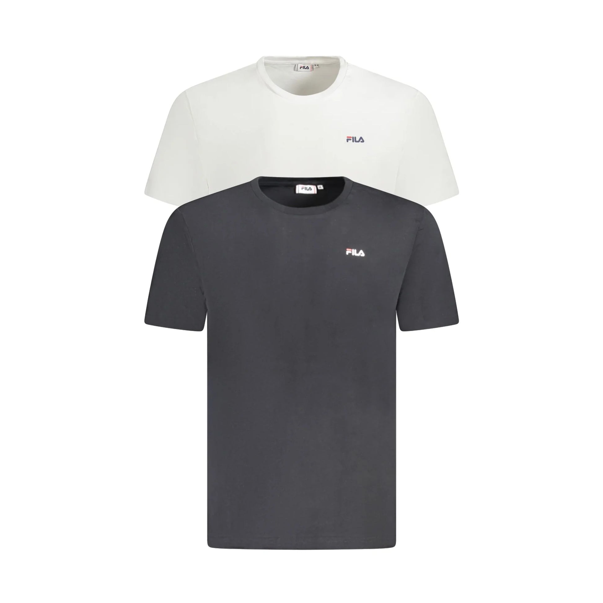 Fila T-Shirt Maniche Corte Uomo Bianca Stampa Logo Bianco - foto prodotto