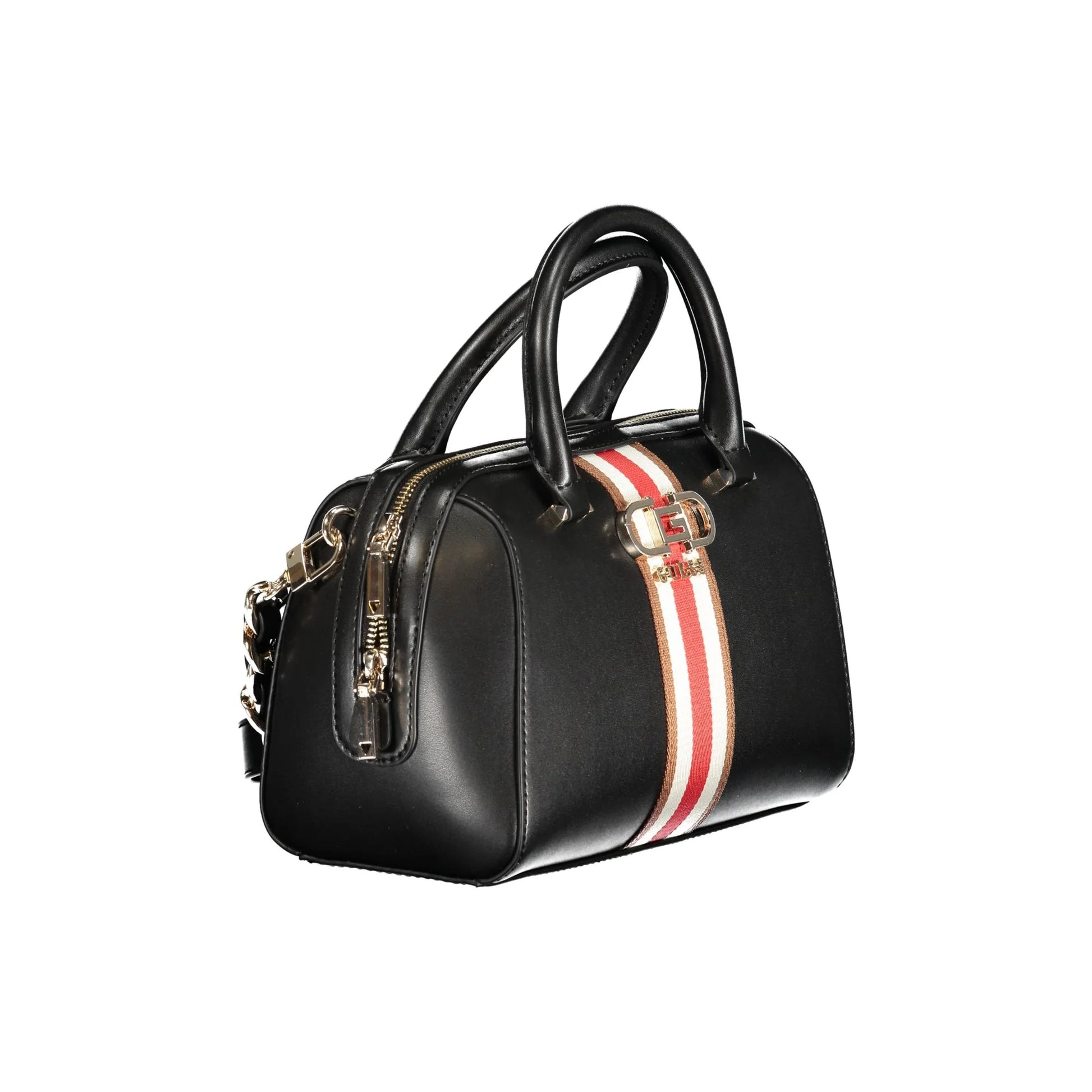 GUESS JEANS Borsa Donna Nelka a Mano Nera con Tracolla e Zip Borse nero - vista 3