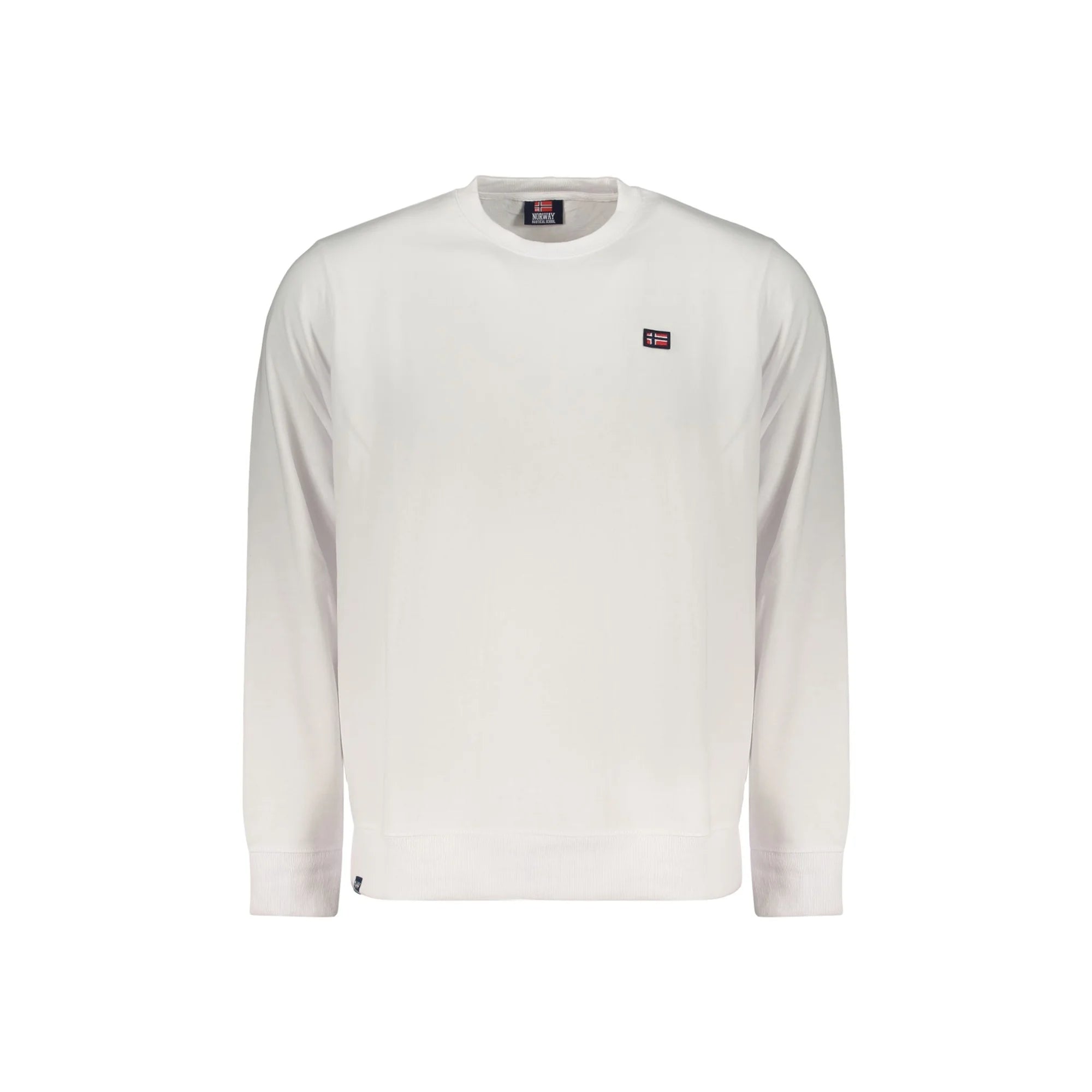 NORWAY 1963 FELPA SENZA ZIP UOMO BIANCO