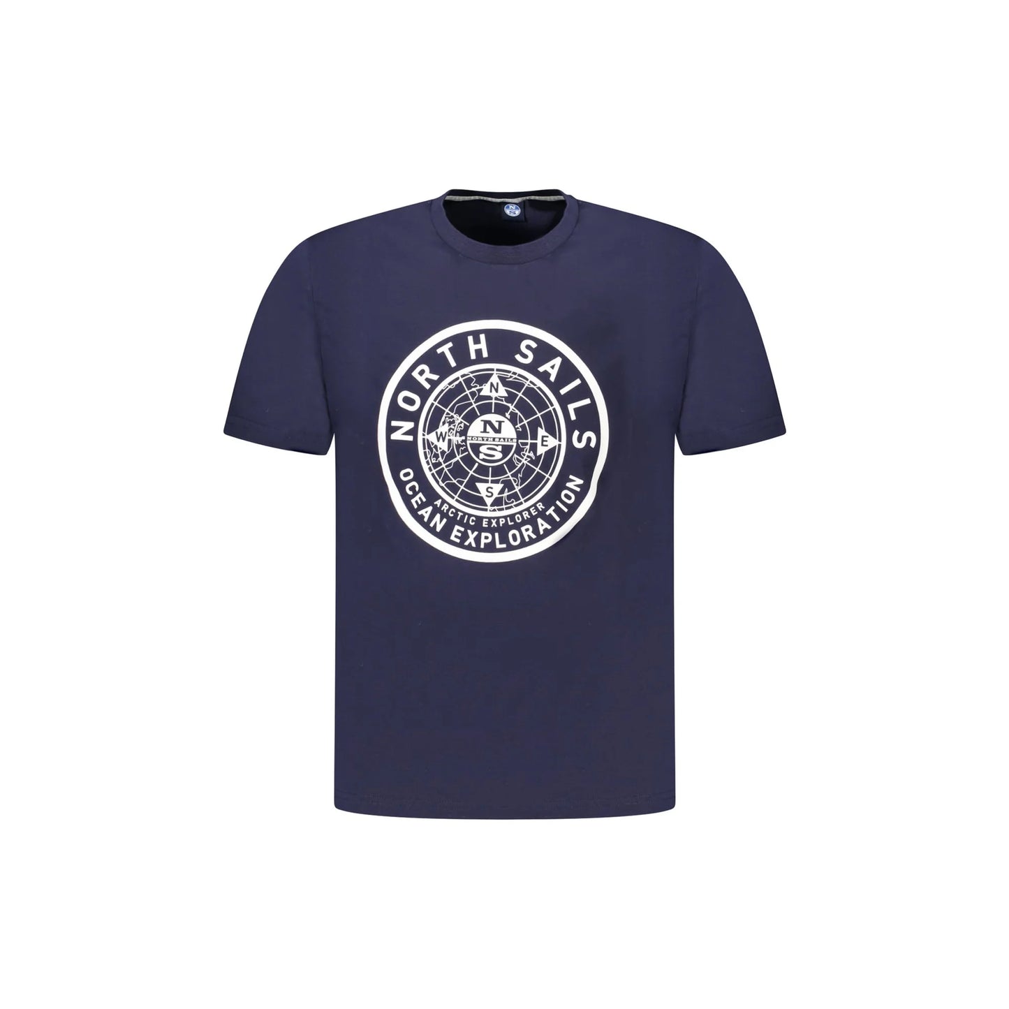 North Sails T-Shirt Uomo Blu Maniche Corte Stampa Logo - foto prodotto