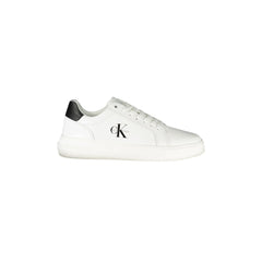 CALVIN KLEIN Calzatura Sportiva Uomo Bianca con Dettagli Neri