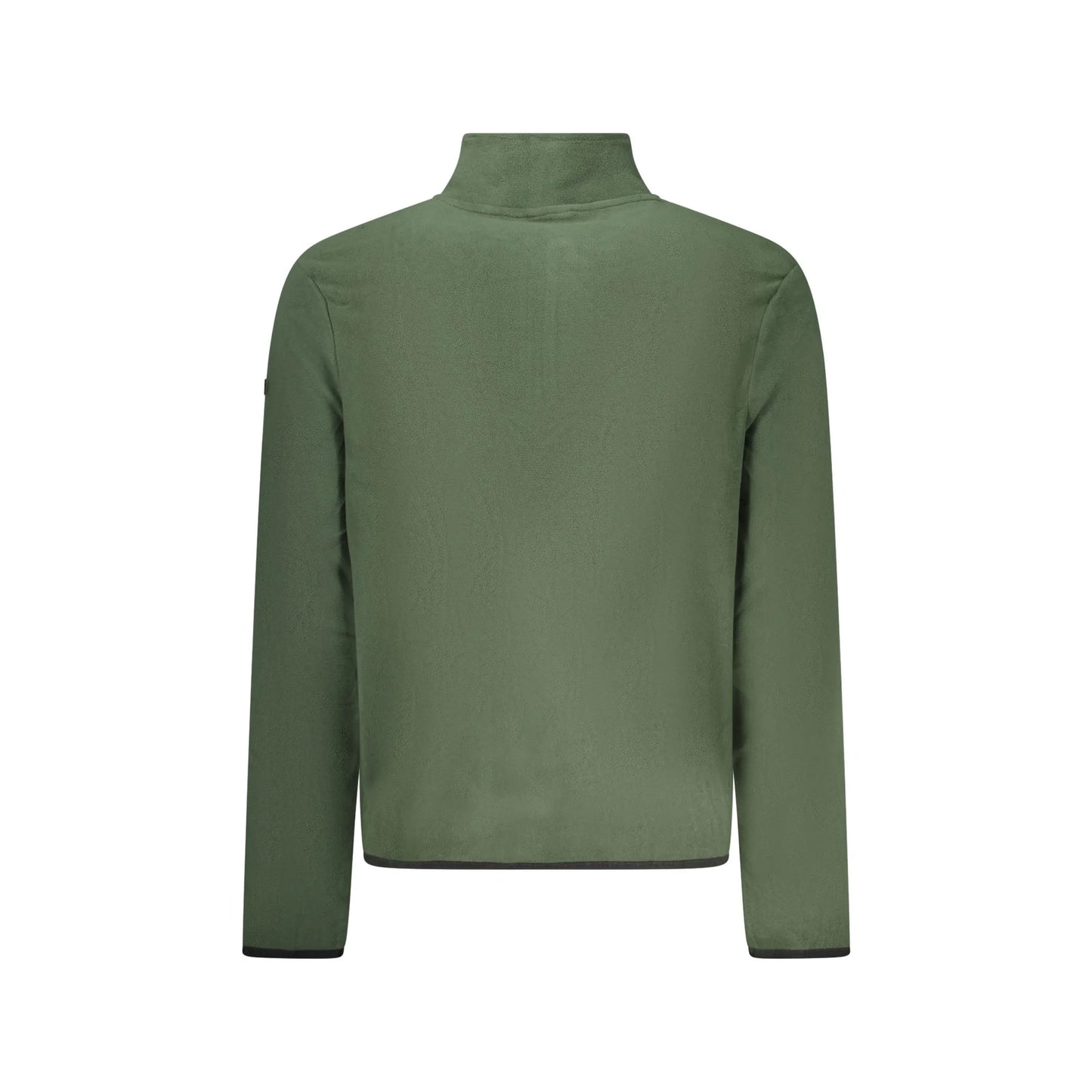 Norway 1963 Felpa Uomo Verde Mezza Zip Pile Applicazione Logo Felpe - vista 2