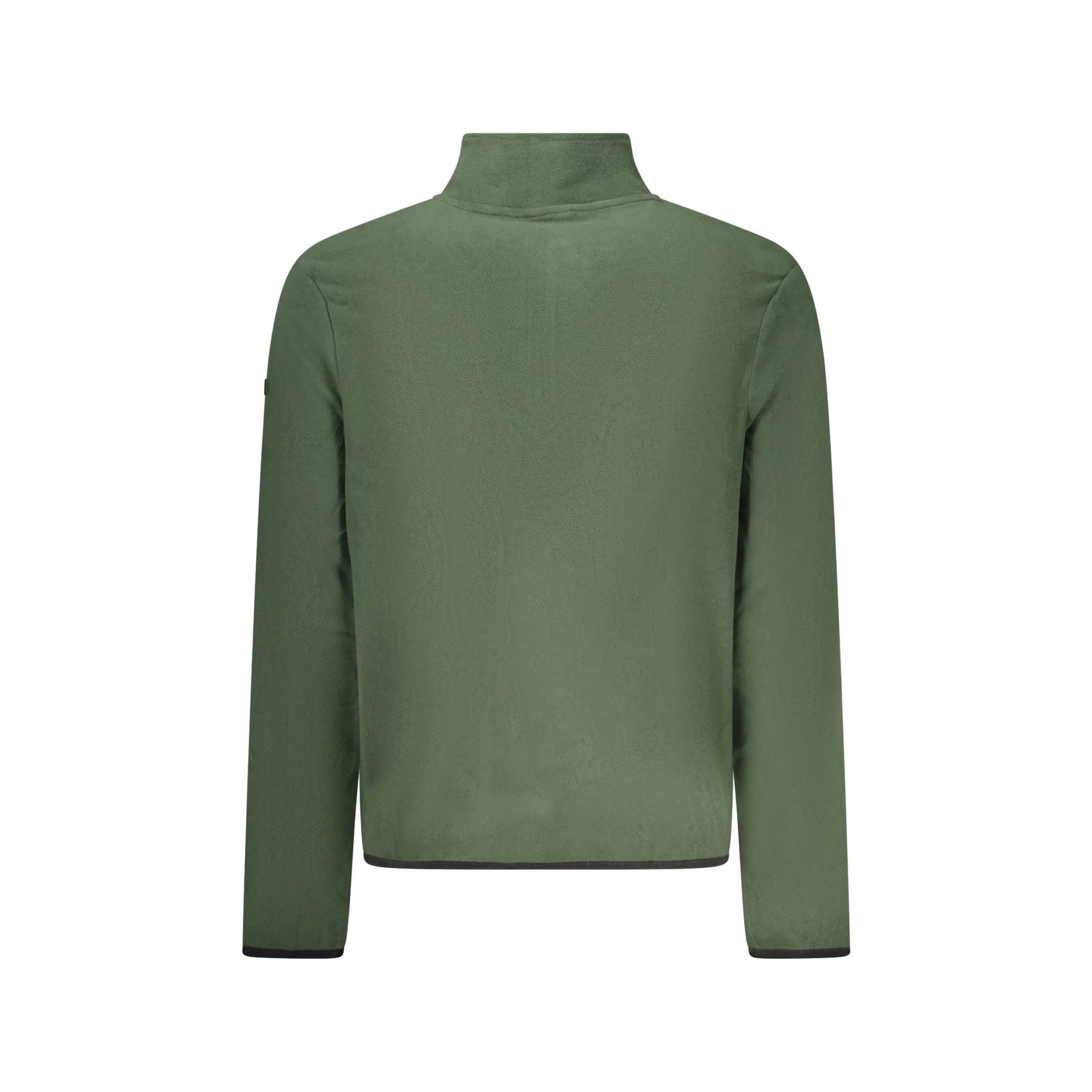 Norway 1963 Felpa Uomo Verde Mezza Zip Pile Applicazione Logo Felpe - vista 2