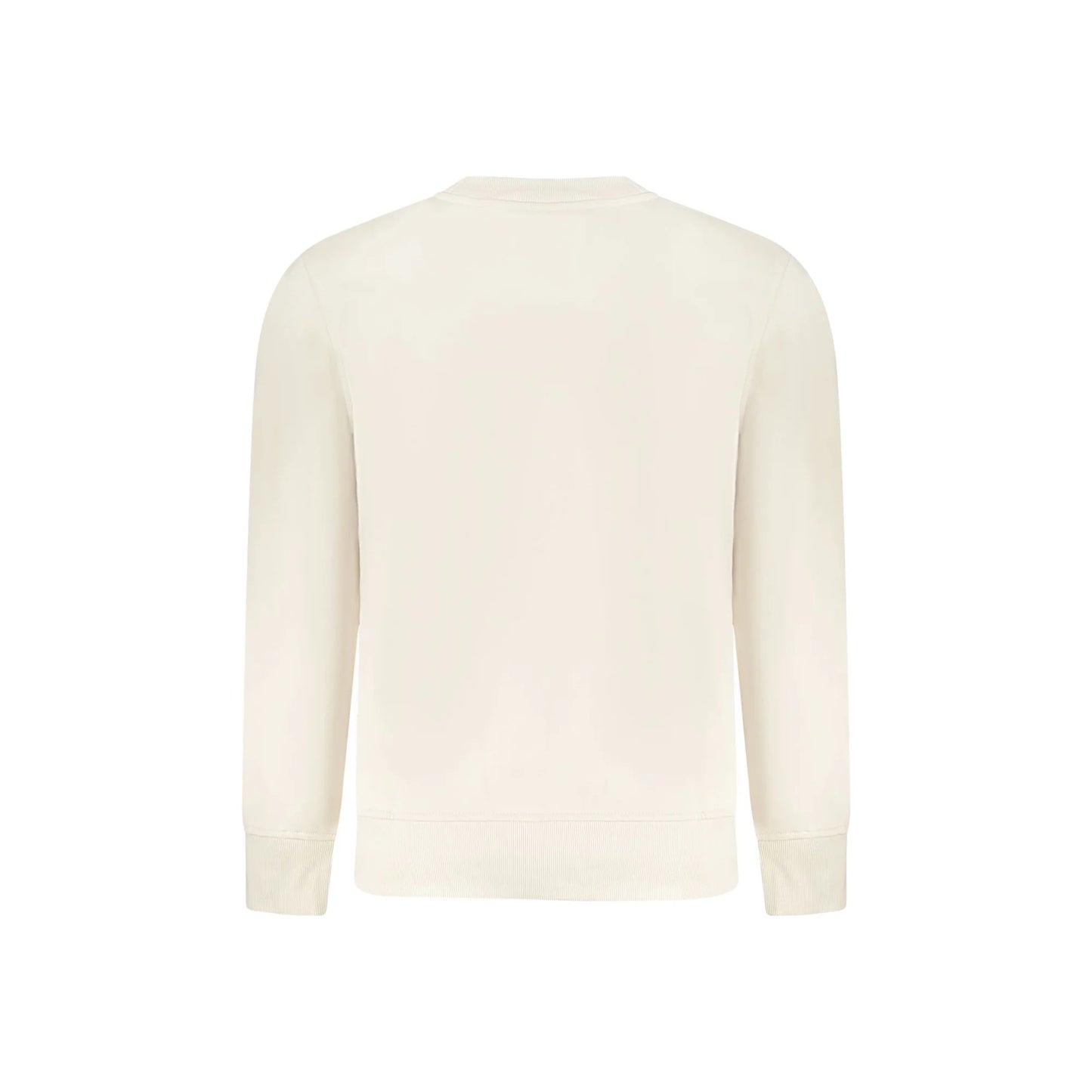 Calvin Klein Felpa Maniche Lunghe Uomo Beige Stampa Logo Felpe - vista 2