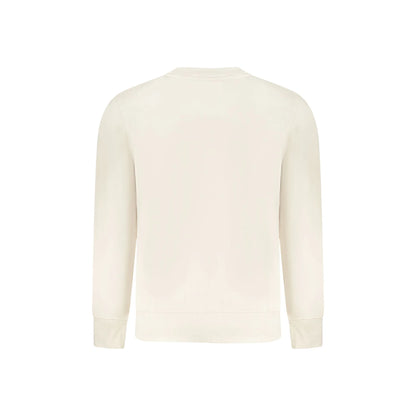 Calvin Klein Felpa Maniche Lunghe Uomo Beige Stampa Logo Felpe - vista 2