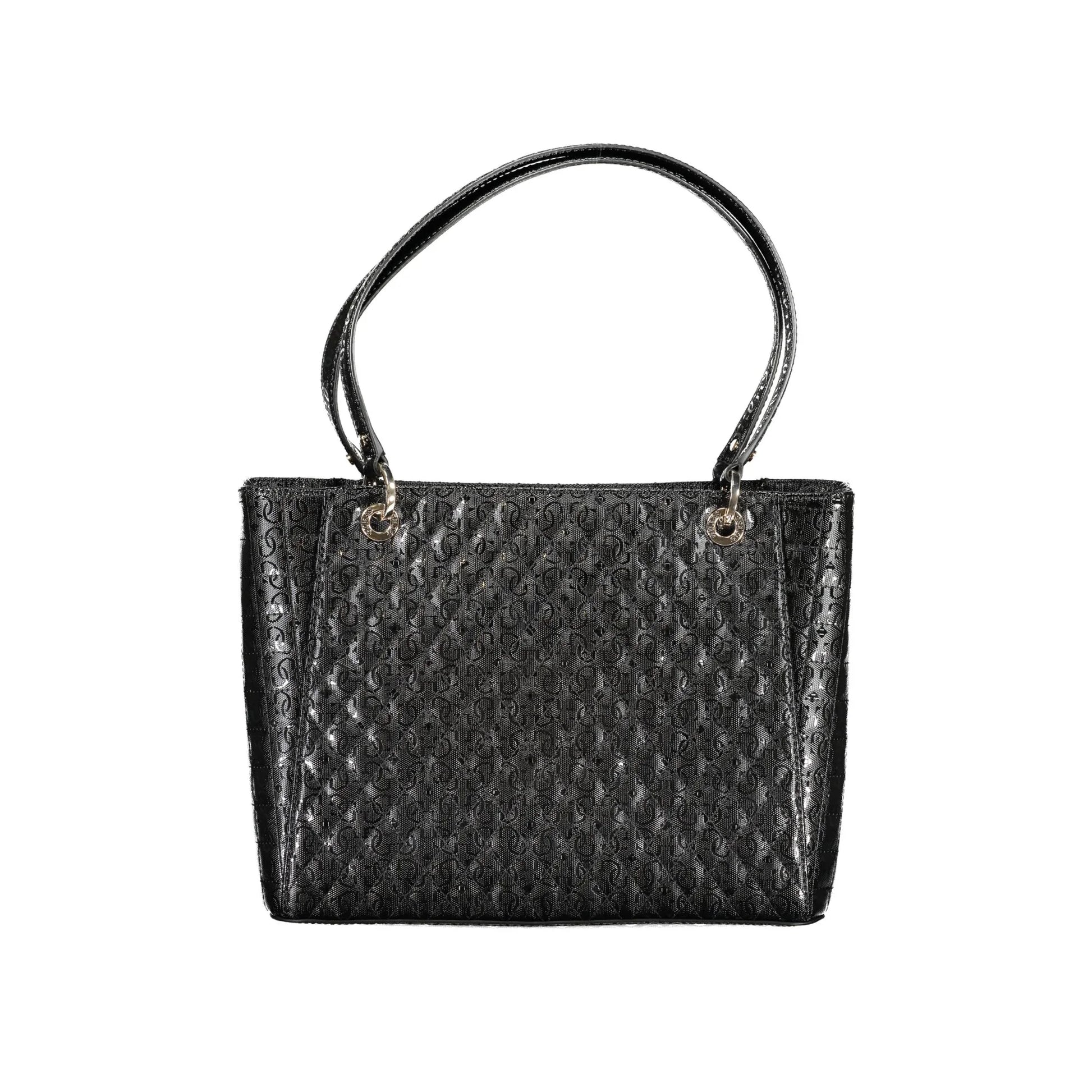 GUESS JEANS Borsa Donna a Spalla Nera Yarmilla con Scomparti e Zip Borse nero - vista 2
