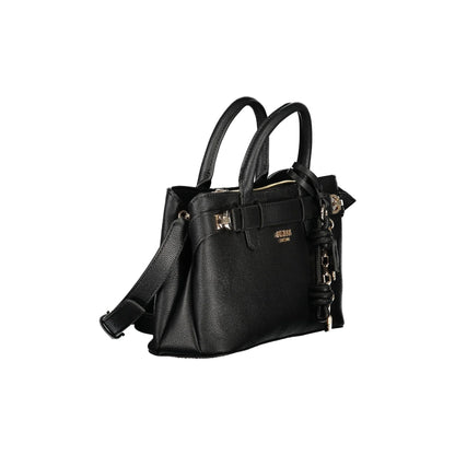 Guess Jeans Borsa a Tracolla Donna Nera Logo Borse nero - vista 3
