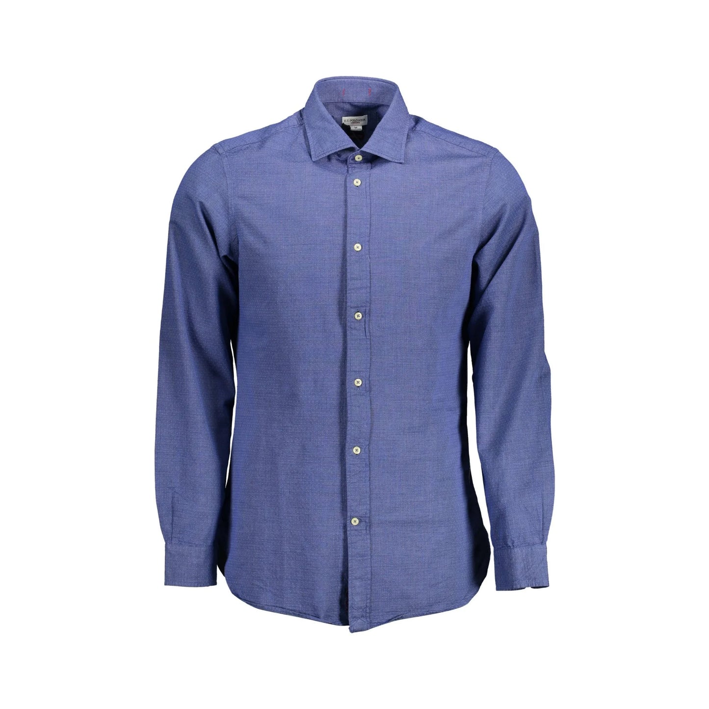 U.S. Polo Camicia Maniche Lunghe Uomo Blu Ricamo Camicie - foto prodotto