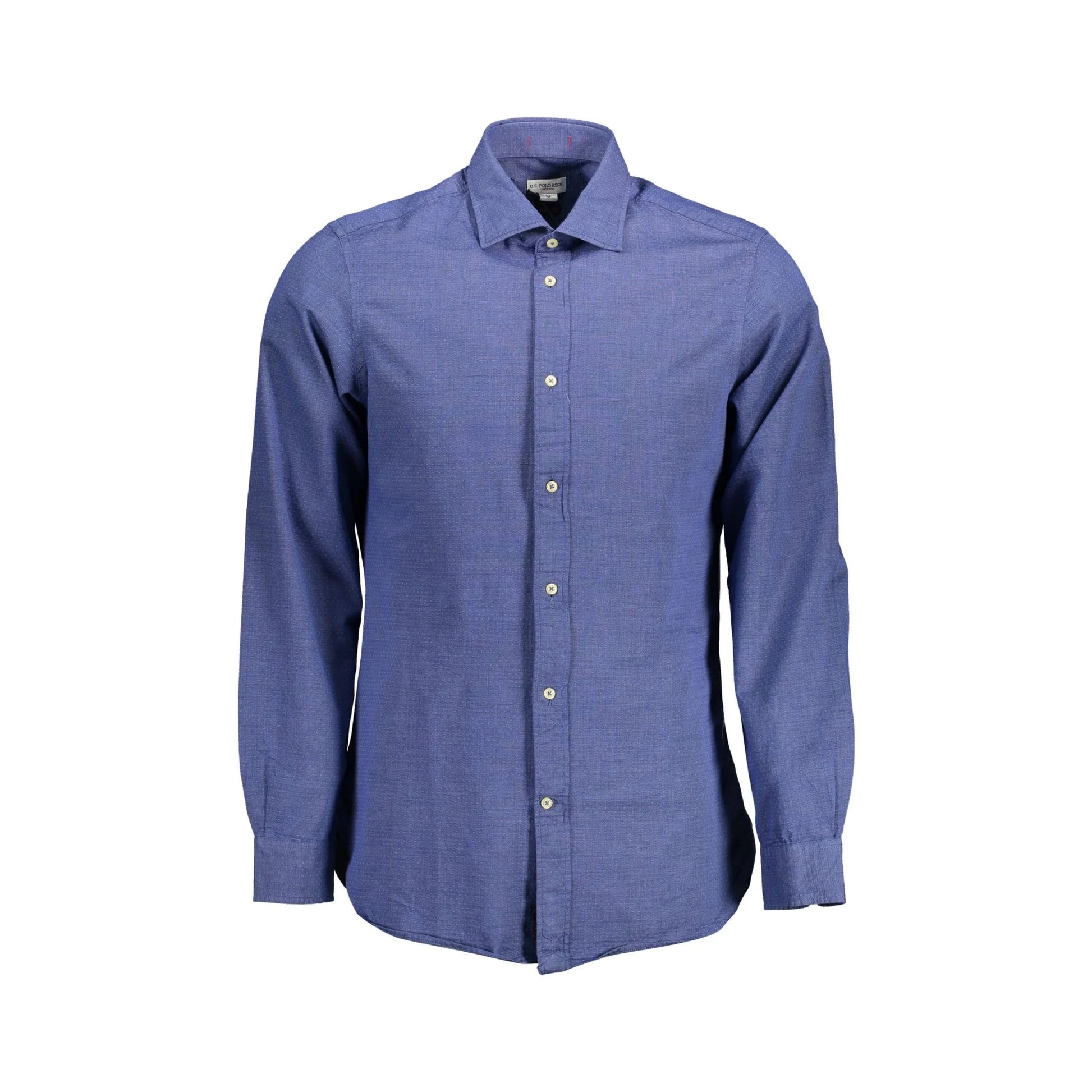 U.S. Polo Camicia Maniche Lunghe Uomo Blu Ricamo Camicie - foto prodotto